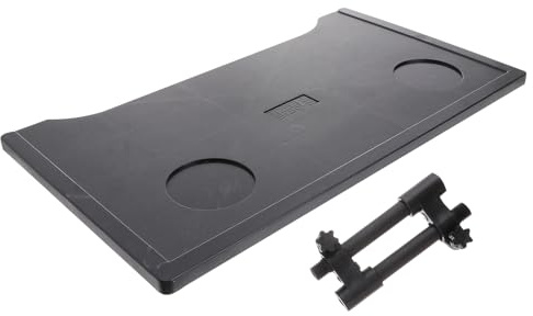 HOLIDYOYO Plateau Amovible pour Fauteuil Roulant Plastique Anti-chute Table Repas avec Porte-gobelet Installation Facile et Ajustable pour Personnes Âgées et Handicapées