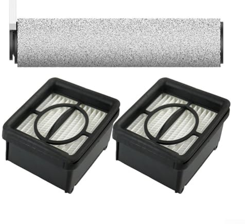 Spazzola a rullo per Xiaomi Truclean W20, kit di ricambio per filtro lavabile a rullo morbido, parti per aspirapolvere a secco umido senza fili (A)