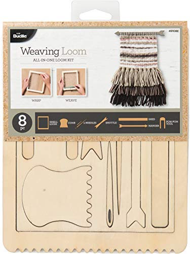 Bucilla Webrahmen, 8-teilig, rechteckig, All-in-One