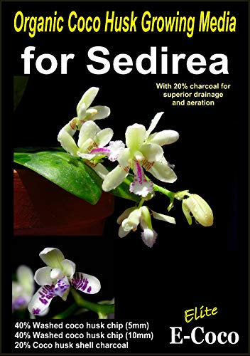 Portal Cool 2,5 litros: Orgánica sedirea orquídeas de Compost, Orquídea Bark Substitute, Tierra para macetas