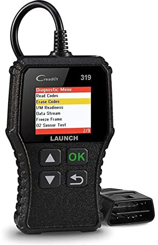 LAUNCH OBD2 Code Reader CR319 Check Engine Diagnostic Tool with Full OBD2 Functions, Car Fault Code Reader, Supports Mode6 O2 Sensor and EVAP Systems