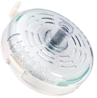 boxtech Aquarium Filter, mit Physikalisch Schwammfilter und Biochemischen Filtermaterial aus Tonkugeln, Ideal für Kleine Runde Aquarien