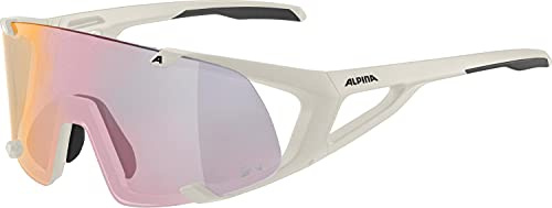 ALPINA HAWKEYE S QV - Selbsttönende, Bruchfeste & Beschlagfreie Sport- & Fahrradbrille Mit 100% UV-Schutz Für Erwachsene, cool-grey matt, One Size