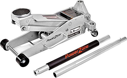 Power Zone 680063 Doppelpumpen-Schnellheber, 3-1/2 Tonnen, Aluminium und Stahl, Hubbereich: 10,3 cm bis 18-5/16 Zoll
