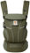 Ergobaby Omni Breeze Babytrage für Neugeborene ab Geburt bis 20kg, 4 Positionen SoftFlex Mesh Ergonomische Babybauchtrage Rückentrage Baby-Tragetasche, Olive Green
