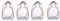 Lot de 3 ou 4 pièges à guêpes en verre sans produits chimiques - Effet à 360 ° - Piège à moustiques + autocollant porte-bonheur (lot de 4)