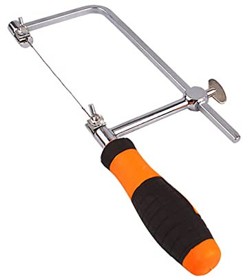 Steel Wire Saw, Multi Purpose Coping Saw, High Strength Hacksaws Diamond Wire Saw with 15cm Replacement Blade Set for Wood Stone Jade Metal Cutting