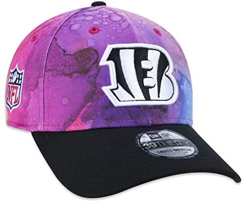 New Era 39Thirty NFL CC Bengals KepsEra Damer/Herrar - fullcap basebollkeps curved brim cap Sluten på baksidan, med skärm Höst Sommar Vår Vinter Sommar-Vinter - L/XL (58-61 cm) färgglad
