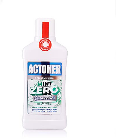 Actoner Enjuague Bucal Mint, Efecto Calmante y Boca Sana, Frescor Duradero, 0% Alcohol, 500 ml
