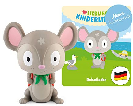 tonies Hörfiguren für Toniebox, Lieblings-Kinderlieder – Reiselieder, frisch & modern interpretiert, Kinderlieder ab 3 Jahren, Spielzeit ca. 60 Minuten