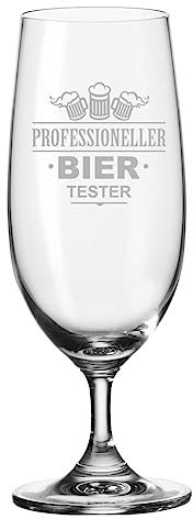Leonardo Bierglas mit Gravur - Professioneller Biertester - Biertulpe als Geschenk für Väter - Geschenkidee für Männer zum Geburtstag - Geschenke für Papa zum Vatertag - 280 ml
