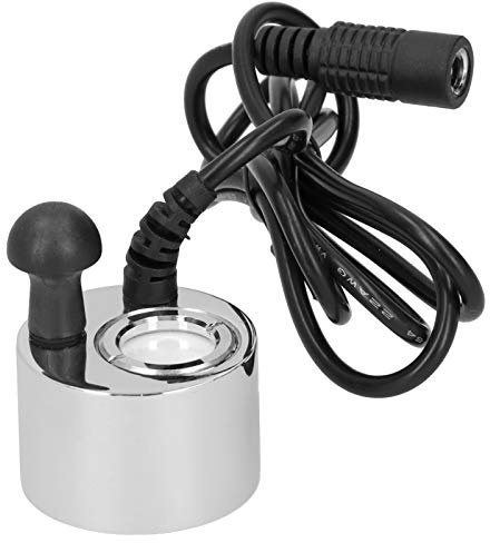 Ultraschall Nebler, Edelstahl Mist Maker Fogger Metallzerstäuber, Nebelmaschine mit Ersatz Zerstäuberscheiben, Kunststoff Ultraschall Vernebler für Teich, Aquarium, Garten, Halloween Pumpkin