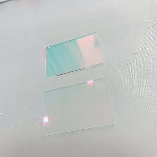 2 uds tamaño Total 38,4x26,7x1mm UV IR Cut 400nm a 650nm Vidrio de Filtro de Paso Alto (Size : 19.2x26.7x0.55mm)