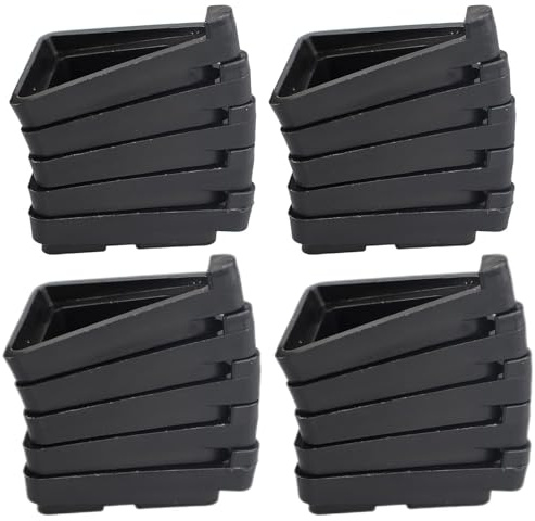 48 Pcs Plant Pot Feet Invisible Flower Risers Triangle Toes Stand for Indoor Outdoor Lifters Supports Terracotta Pots Small Large Black