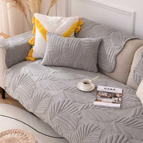 YWQJL Sofabezug U Form eck L Form,Sofa überzug Geeignet für 3/4/2/1Sitzplätze Couch überzug Rutschfester Sofa Cover Schutz vor Kratzern für Katzen und Hunde sofadecke(#12,90x160cm)