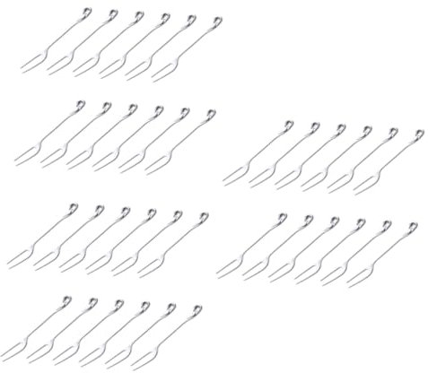 CONGARTENO 36pièces Fourchettes à Fruits Acier Inoxydable Design Tête De Cygne Pour Apéritifs Salades Et Fêtes Ustensiles Élégants Pour Bar Et Événements