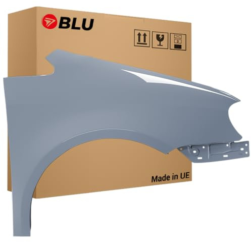 BLU Premium Kotflügel Passend für VW Volkswagen Touran 1T1 LD7X Rechts Grau | 2003-2006 | Vorderseite Vorne | Verzinkt & Lackiert | Einbaufertig