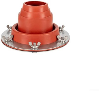 Cubierta para chimenea de tienda de campaña, kit de chimenea de silicona, construcción resistente, mejora el rendimiento, protege eficazmente y fácil de instalar (A)