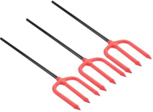 Halloween Season Cheering Trident Toy 3pcs Black PE for Boys and Girls