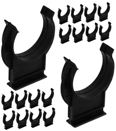 TEHAUX 50pcs Kitchen Skirting Board Clips Plastic Toe Kick Bracket Cabinet Baseboard Buckle Clip Furniture Leg Plinth for Kitchen Cabinets and Bath Panels