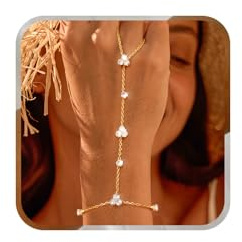 J.Fée Bracciale Donna Oro Bracciali Donna con Anello Regolabile con Zirconi Cubici Bracciale a Catena con Anello, Set di Gioielli Mamma Regalo Amica Regali Fidanzata