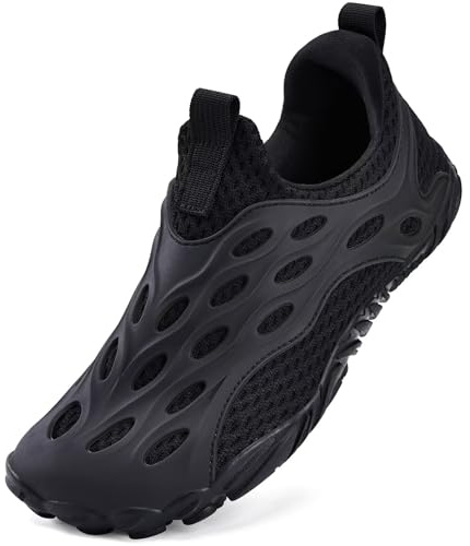 WateLves Barefoot Water Shoes Women Men Minimalist Walking Hiking Shoes Slip On Sneakers for Trekking | Trail Running | Climbing(897/Black,40)