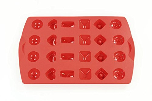 TUPPERWARE Praliné molde de Silicona rojo 16258