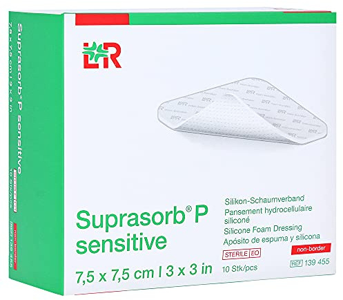 SUPRASORB P sensitive PU-Schaumv.bor.lite 7,5x7,5