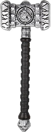 Funidelia | Martillo de Vikingo para Hombre Nórdico, Valkiria, Bárbaro, Vikings - Accesorios para Adultos, Accesorio para Disfraz - Marrón