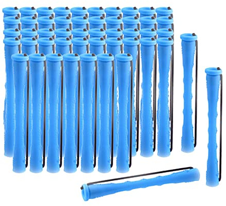 Lot de 50 tiges ondulées ondulées pour permanente pour femmes et filles 0,9 cm, 50 pièces de 0,9 cm