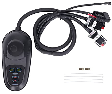 DC24V 50A Elektrorollstuhl, Elektrische Rollstuhlsteuerung Joystick Rollstuhlsteuerung Joystick-Steuerung Elektromagnetischer Bremsanschluss Rollstuhlsteuerung Joystick mit
