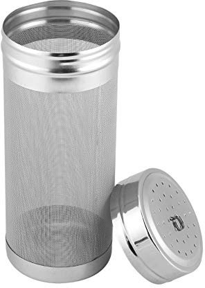 Stainless Steel Mesh Beer Filter, 300 Micron Mesh Homebrew Hops Beer Tea Kettle Brew Filter, Reusable Fine Hop Filter Strainer for Nut Milk Cold Brew Wine Coffee Grain