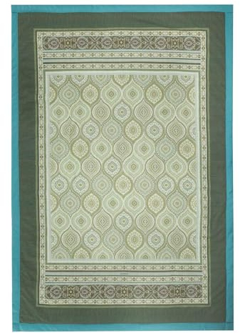 Bassetti Hanbury Plaid aus 100% Baumwolle in der Farbe Muschio V1, Maße: 135x190 cm - 9330117