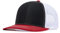 Truckercap Herren,Trucker Cap mit Mesh Netz,Meshcap größenverstellbar Baseball Cap,Sommer atmungsaktive Sun Cap,mit verstellbarem Schnallenverschluss für Draußen,Sport und Reisen,Schwarz A+Weiß+Rot