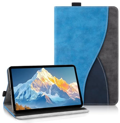 AsWant Hülle für iPad (A16) 11./10. Gen,Blau | Für 2025/2022 Modell,mit S Pen Halter,Schutzhülle mit Portemonnaie und Ständer, Schutzhülle für iPad A16 Hülle