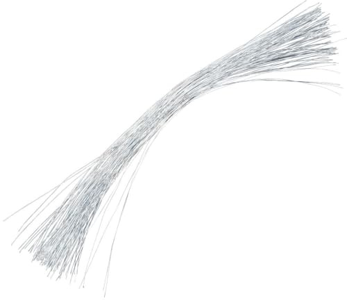Ideen mit Herz | Basteldraht | Drähte zum Basteln | 0,45 mm stark | 40 cm lang | 200 Stück | Silber
