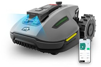 MAMMOTION Tondeuse Robot YUKA Mini 700, NetRTK+Vision, Aucune Antenne RTK Requise, Recommandé 700 m², Pente à 50%, avec Module 4G