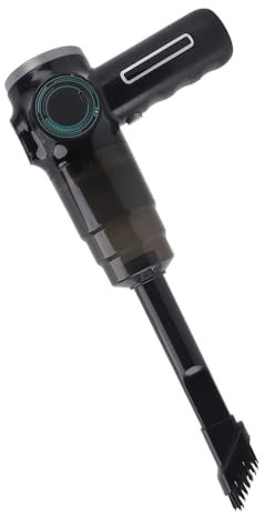 Aspirante a Mano Wireless, Forte Aspirazione per Lavare la Durata della Batteria a Batteria, Aspirapolvere Portatile per Auto Portatile l'Auto l'ufficio (BLACK)