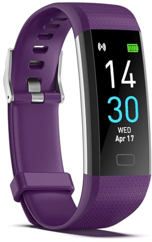 AKEDA Smart Watch with 0.96'' Screen, USB Direct Charge Fitness Tracker with Heart Rate, Sleep & Step Counter – Lightweight Activity Bracelet for Women & Men, Ideal for Daily Fitness, Work and Travel