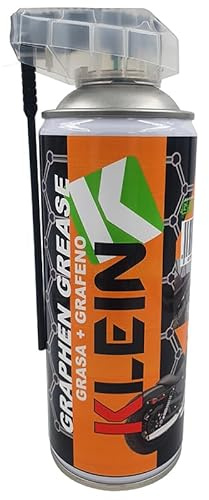 SPRAY KLEIN GRASA GRAPHENE CADENA MOTO. El grafeno para engrasar la cadena de tu moto. Grafeno Spray, Aerosol con Aplicador Especial.
