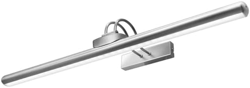 LED Bildbeleuchtung Kabellos Innen, Aufgeladenes Akku-Kunstleuchten mit Fernbedienung, Dimmbare Magnet Touch Lichtleiste Wandlampe, Bildbelicht für Schreibtisch Wand Spiegel, (Nickel 1 Stück)