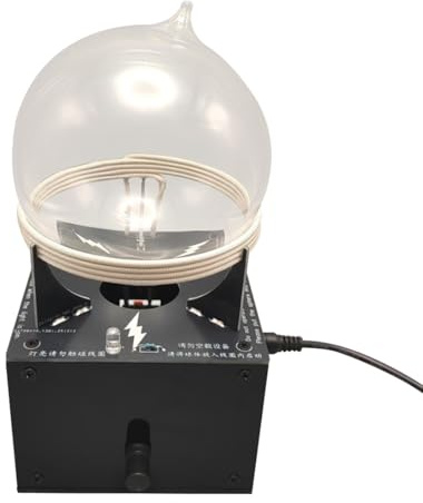 Lampada ad anello al plasma, sfera in stile reattore ad arco, per decorare la scrivania, hobbisti della scienza, collezionisti e display creativo, regalo per adulti e ragazzi (90 mm)