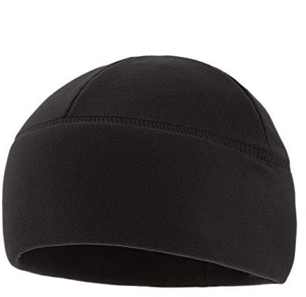 M-Tac Wintermütze Herren Polartec Watch Cap, warme Fleece Mütze für kalte Temperaturen, atmungsaktive Thermomütze, Winddichte Outdoor Mütze für Winter, Sport, Wandern, Skifahren, Militär, Black, S