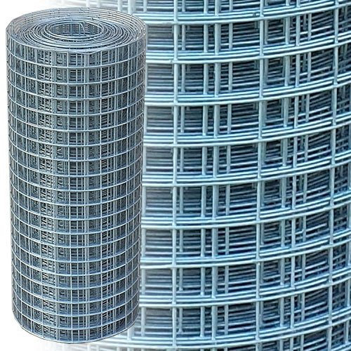 Garmix Marderzaun Verzinkt Maschendraht 4-Eck Drahtgitter 25x50mm (100cm x 5m, 2,1mm)