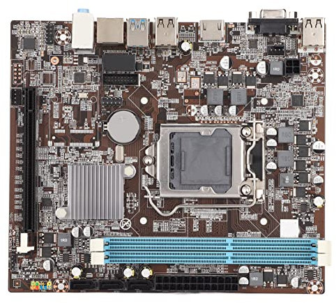 Dpofirs Scheda Madre da Gioco H110D3 DDR3, Piattaforma CPU per di Sesta e Settima Generazione, Socket CPU LGA 1151, DDR3 1600/1333/1066 MHz (RJ45+HD+USB)