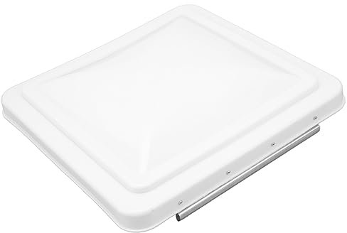 Couvercle D'aération de Toit pour Camping-car, Couvercle D'aération de Toit pour Camping-car, Couvercle D'aération de Remplacement Universel pour Camping-car, Remorque (Blanc)