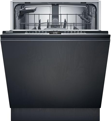 Siemens SN63HX10TE, iQ300 Smarter Geschirrspüler Vollintegriert, 60 cm breit, Weiß, Besteckkorb, Leise mit iQdrive-Motor, aquaStop, varioSpeed Kurzprogramm, Home Connect, 3-fach rackMatic, infoLight