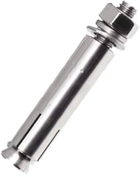 PHasz Pernos De Tornillo De Expansión M20 × 180 Mm-M20 × 300 Mm, Tornillos Pesados De Tuerca Hexagonal Externa De Acero Inoxidable para Fijación De Paredes,M20×180mm