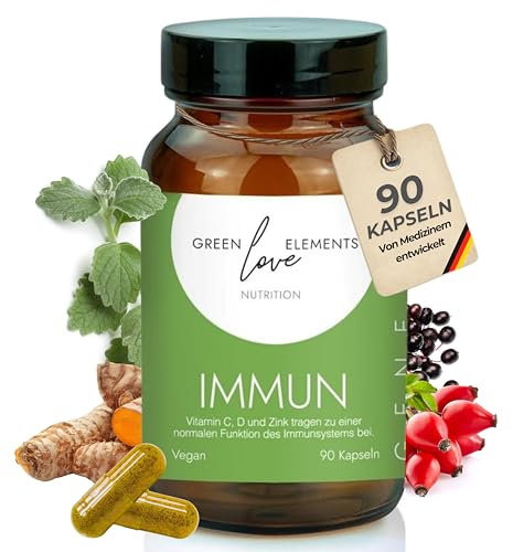 Genesis Immun – All-in-One Immun Komplex mit 9 Vitaminen, Spurenelementen & Vitalstoffen - Multivitamin Komplex – Vegan, Ohne Zusatzstoffe & Laborgeprüft – In Deutschland produziert.