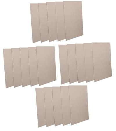Braunes Bastelkartonpapier, 20 Blatt, für Familie und Lehrkräfte